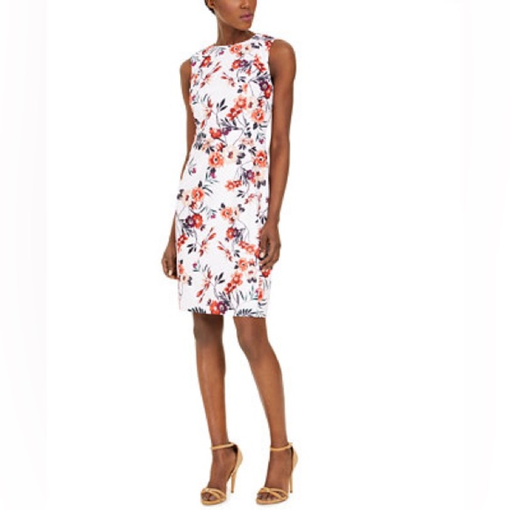 Calvin Klein scuba sheath dress